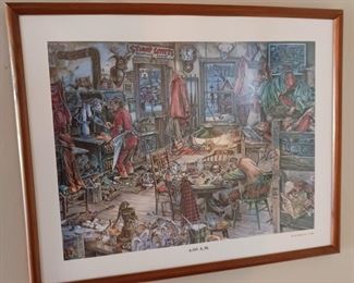 Whimsical hangover artwork