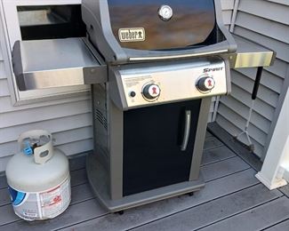 Weber propane BBQ