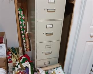 Another four drawer filing cabinet $5