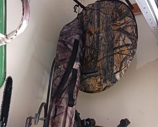 Hunting chair campfire