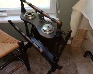 Antique smoking stand