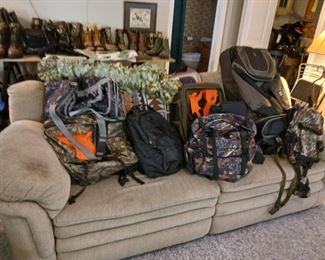 Hunting camouflage backpacks