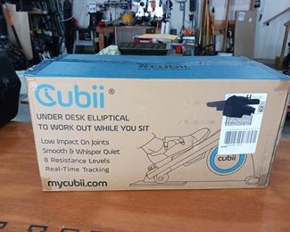 Elliptical under desk workout system