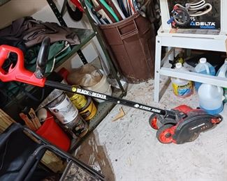 Electrical grass driveway edger