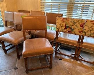 Leather and Custom Upholstered Chairs