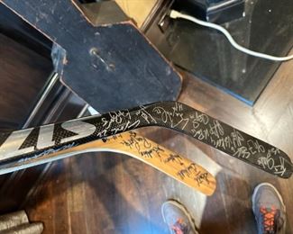 Autographed Hockey Sticks
