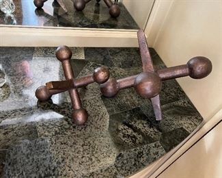 Large bronze jacks