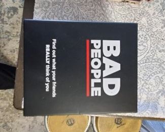 Bad people card game