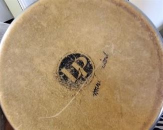 Latin Percussion bongo set with stand