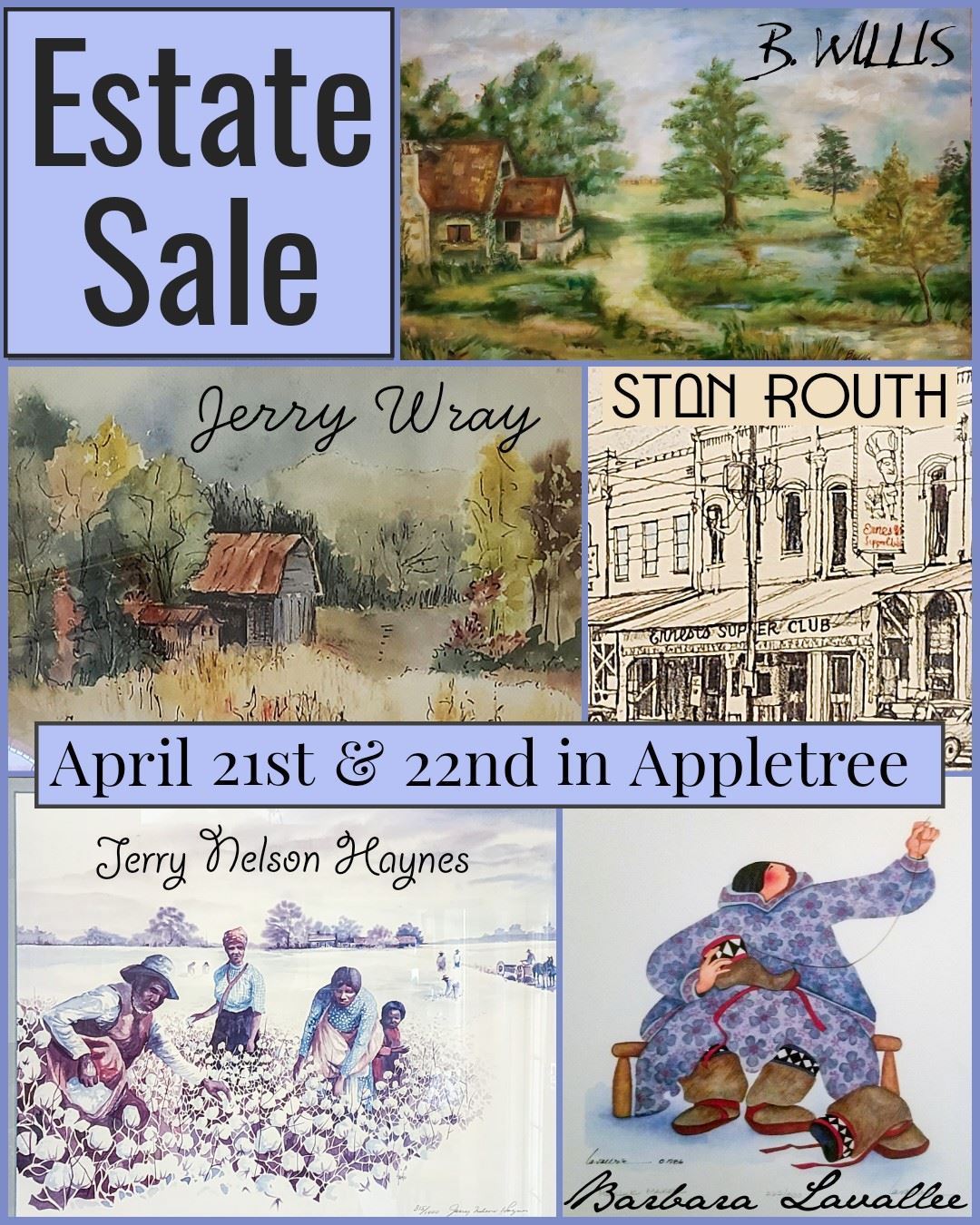 Thatcher Estate Sales in Appletree in Shreveport, LA starts on 4/21/2023