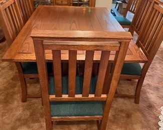 Vintage Wooden Table and Chairs
