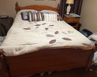 Head Board, Foot Board, Mattress and Night Stand 