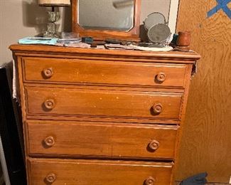 Vintage Wooden Chest of Drawer