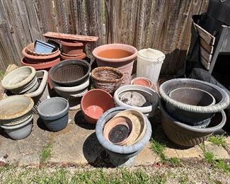 Many Flower Pots