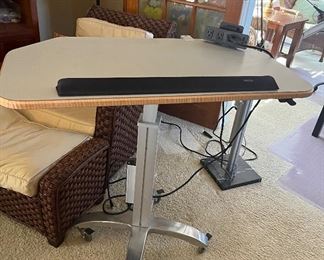 Stand or Sit at your Desk on Wheels