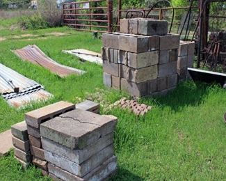 Building Stone, Good Vintage Sheet Metal