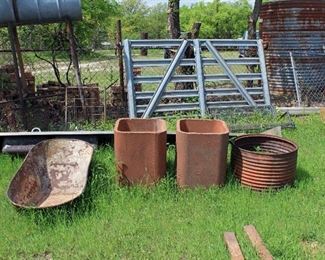 Gate, Chimmy Stone, Vintage Yard Decor