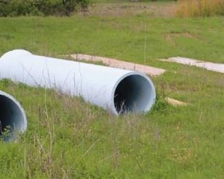 Massive Thick walled PVC Pipe, Great for Culverts