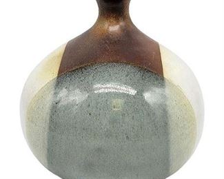 Vintage Robert Maxwell for Pottery Craft 7" Dip Glaze Vase