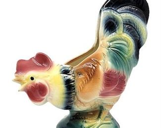 Vintage Royal Copley Ceramic Rooster Planter