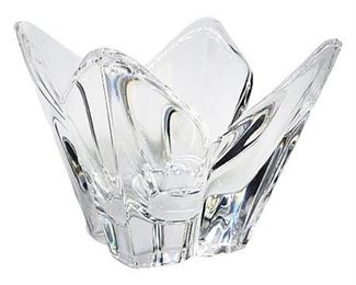 Orrefors "Lotus Violet" Crystal Bowl