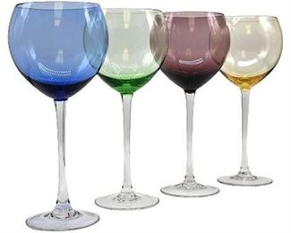 Lenox "Gems" Balloon Wine Glass Set