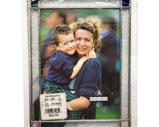Malden Clear/Multi Stained Glass 5x7 Frame, New in Package