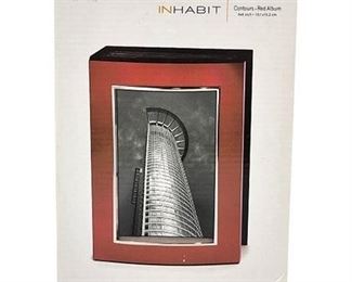 Inhabit Contours Red Photo Album, New in Package