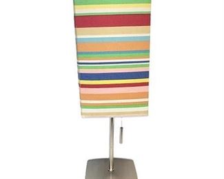 Colorful Striped Square Shade Table Lamp