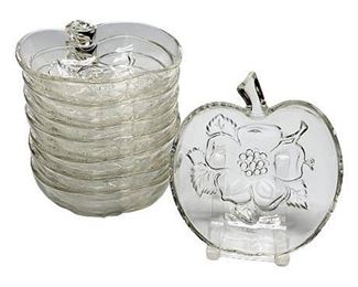 Orchard "Apple" Small Dessert Bowls, Set of 8