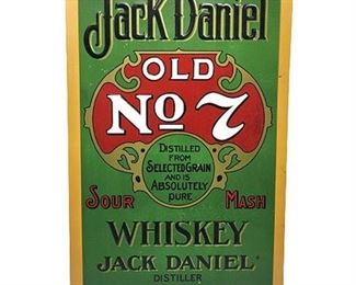 Vintage Jack Daniels Tin Advertising Sign