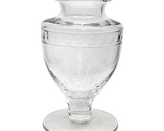 Bombay Company Large Crystal Urn Vase