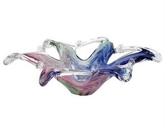 Murano Glass Flower Bowl