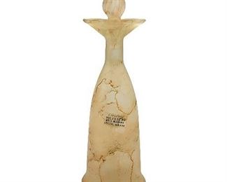 Silvestri Arte Murano Peach Glass Bottle
