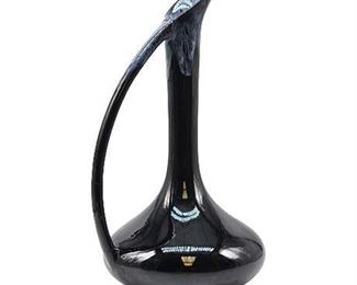 Signed Anna Van Briggle Ceramic Ewer Vase, Flawed