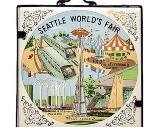 Vintage Seattle World's Fair Souvenir Trivet