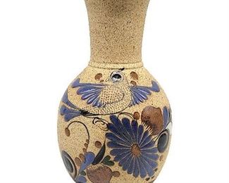 Vintage Tonala Mexican Pottery Vase