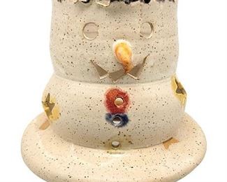 Ryu No Sakebi Pottery Melting Snowman Lantern