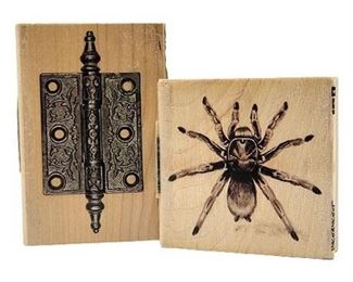 Two New Inkadinkadoo Large Rubber Stamps