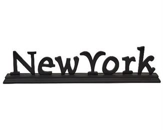 Decorative New York Sign