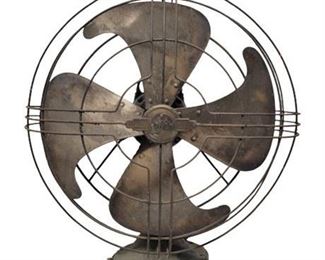 Vintage General Electric Vortalex Art Deco Industrial Oscillating Fan (2 of 2)