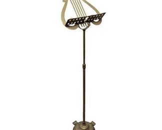 Adjustable Height Brass Music Stand