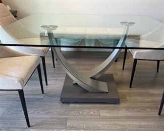 Elite Modern Glass table and base