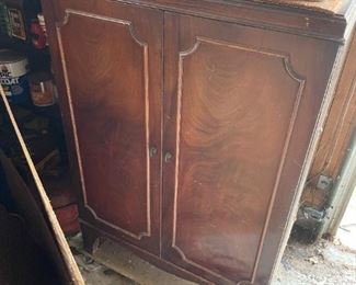 . . . antique music cabinet