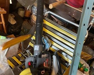 . . . . leaf blower