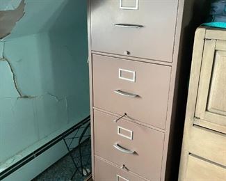 . . . four-drawer file cabinet