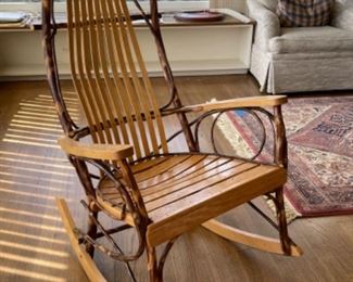 Bentwood hickory rocking chair