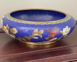 Chinese cloisonné bowl