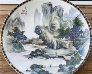 Chinese porcelain plate