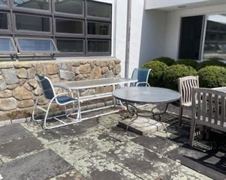 More outdoor furniture